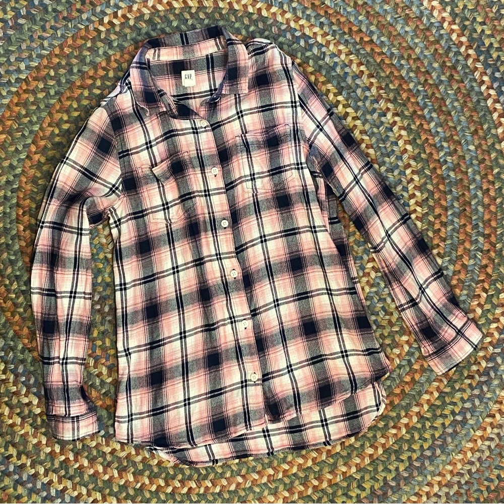 Gap Girls Plaid Shirt